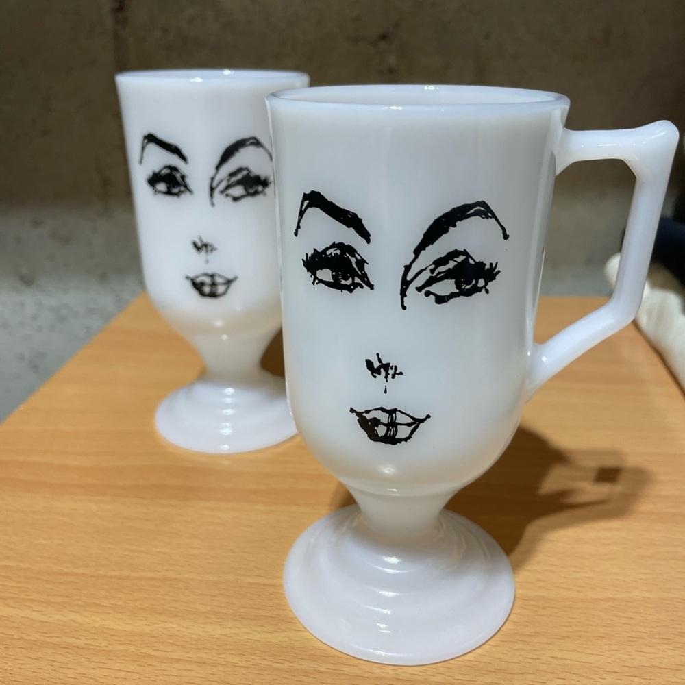 Vintage 70’s Vivian Woodard cups - set of two